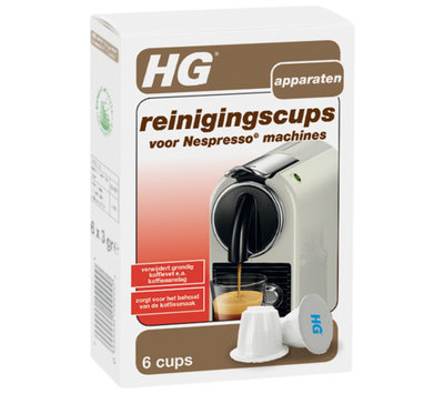 HG reinigingscups voor Nespresso koffiemachine 678000100