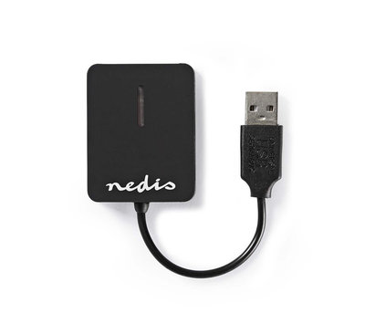 Nedis kaartlezer Multi Card USB 2.0 CRDRU2300BK