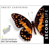 SecondLife SecondLife inktcartridge voor Epson T0714 geel