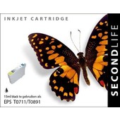 SecondLife SecondLife inktcartridge voor Epson T0711 zwart