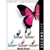 SecondLife SecondLife inktcartridges voor Canon PGI-520 CLI-521 Multipack