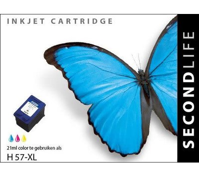 SecondLife inktcartridge voor HP57XL kleur