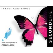SecondLife SecondLife inktcartridge voor Canon CLI-521C Blauw
