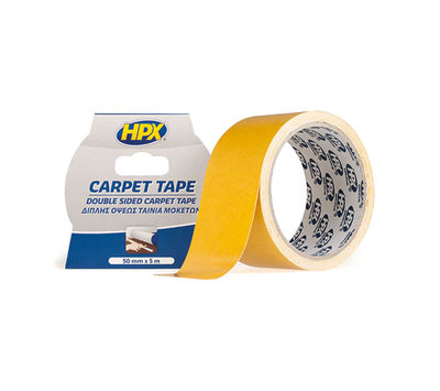 HPX dubbelzijdig tapijttape 5 meter