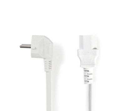 Stroomkabel Schuko naar C13 2m CEGL10000WT20wit