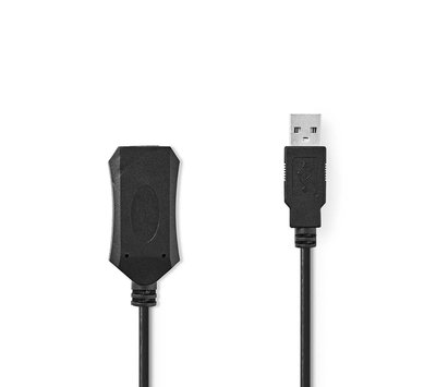 USB-A naar USB-A verlengkabel 10m CCGL60EXTBK100