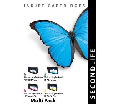 SecondLife inktcartridges voor HP953 XL Multipack