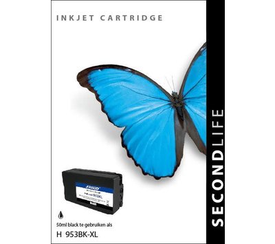 SecondLife inktcartridge voor HP953 BK XL zwart