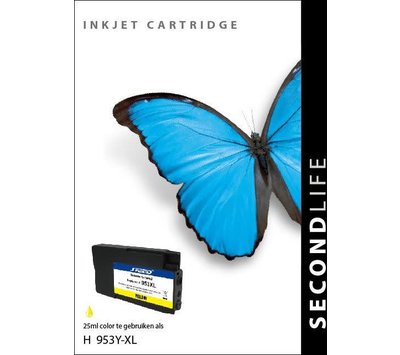 SecondLife inktcartridge voor HP953Y XL geel