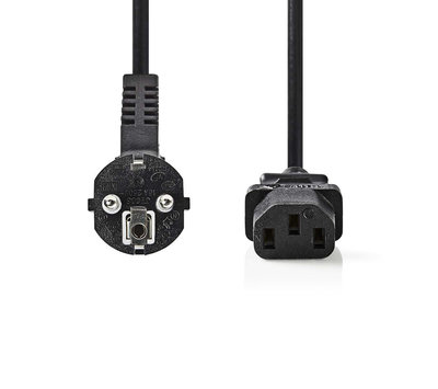 Stroomkabel Schuko naar C13 2m CEGL10000BK20