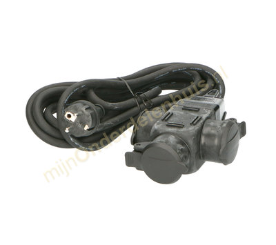 VB contactdoos 3-voudig + RA 5 meter + klep 61139