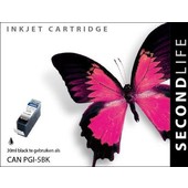 SecondLife SecondLife inktcartridge voor Canon PGI5BK zwart