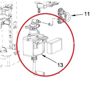 KitchenAid vibratiepomp van koffiemachine W10725103