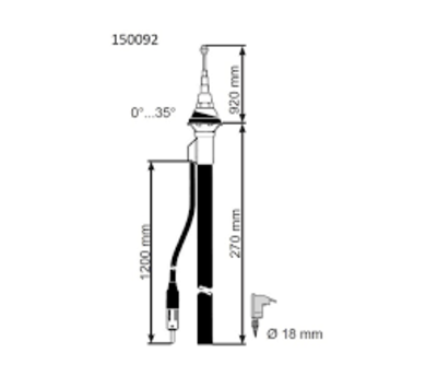 AIV universele telescoopantenne 150092