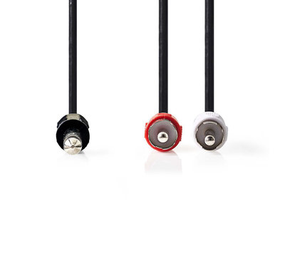 6.35mm jack naar 2x RCA kabel 1.5 m