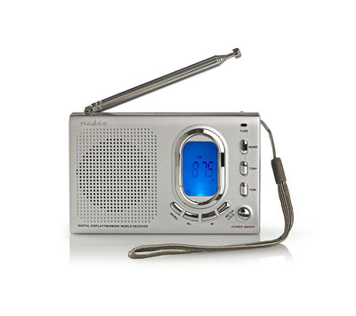 Nedis FM radio en wereldontvanger RDWR1000GY