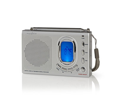 Nedis FM radio en wereldontvanger RDWR1000GY