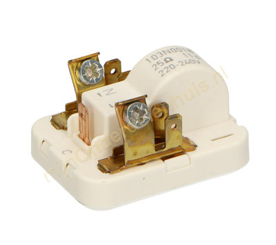 Secop startrelais voor koelkast 103N0018