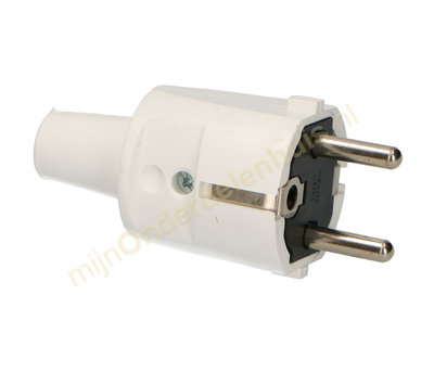 ABL stekker met randaarde zacht PVC