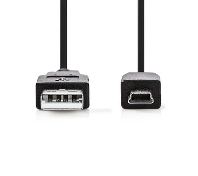 USB-A naar Mini USB-B kabel 2m CCGL60300BK20