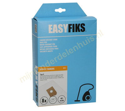 Easyfiks stofzuigerzakken voor Siemens 00468265 Type K