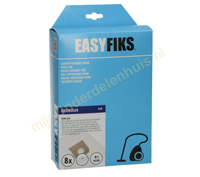 Easyfiks stofzuigerzakken voor Electrolux Type E10 9001955781