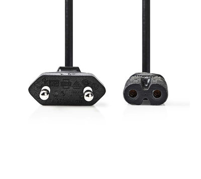 Euro Stroomkabel - IEC-320-C7 3m PCGB11040BK30