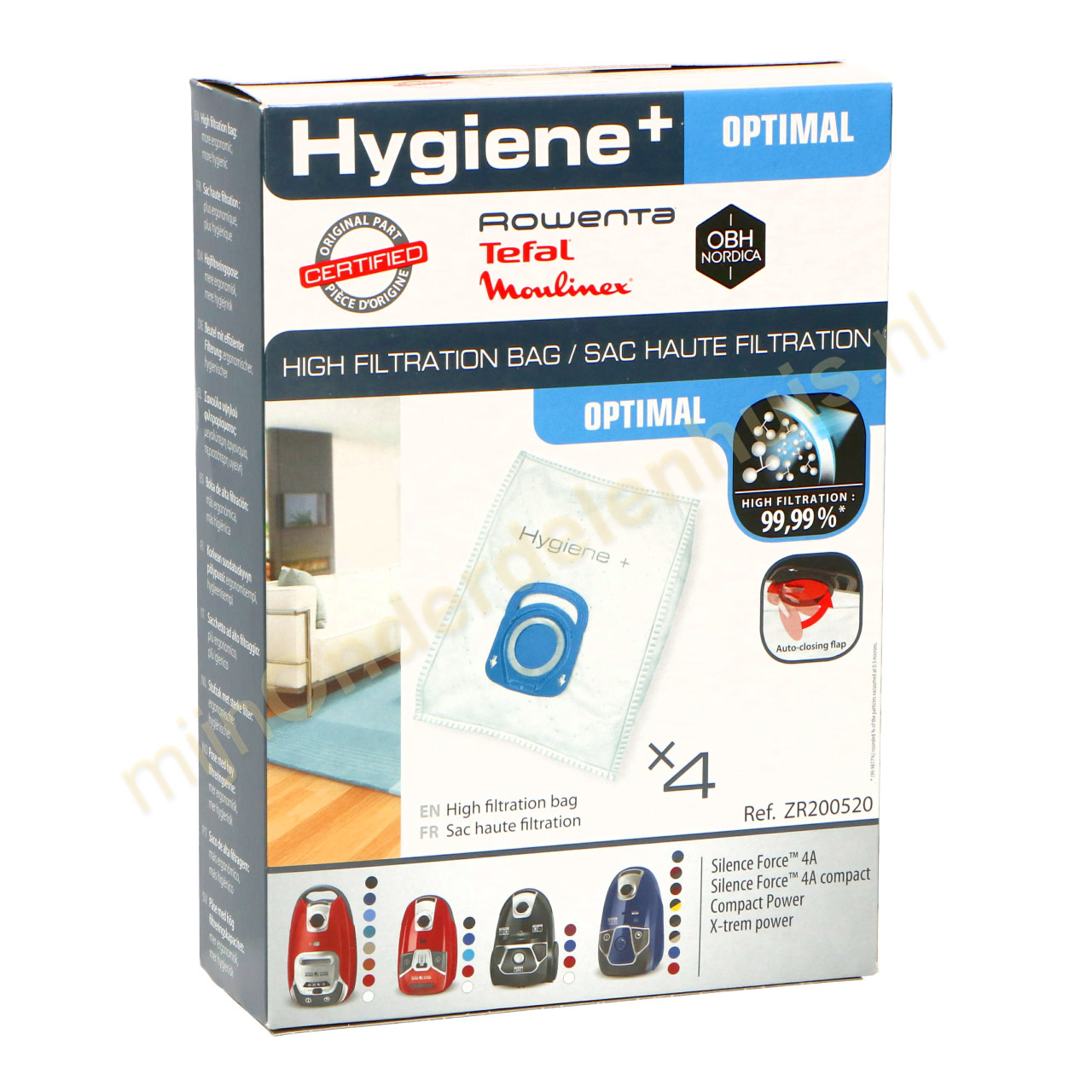 MisterVac 10 x SG stofzuigerzakken compatibel met Rowenta RO 2451WA