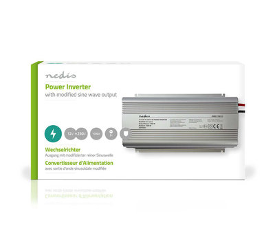 Nedis universele omvormer 12V > 220V 1700W  PIMS170012