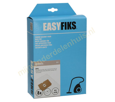 Easyfiks stofzuigerzakken voor Rowenta  Artec ZR455