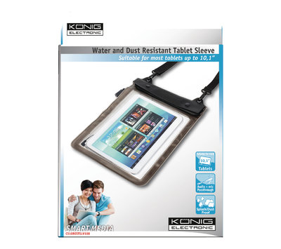 Konig spatwaterdichte tablethoes CS10RESTSLV100