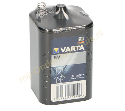 Varta blokbatterij 431 4R25X 6V