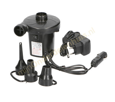 Elektrische luchtpomp set Autolader+thuislader+3nozzles