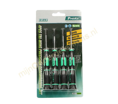 Universele 4-delige Tri-Wing precisie schroevendraaierset SD-081G