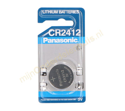 Panasonic knoopcel CR2412 3V Lithium