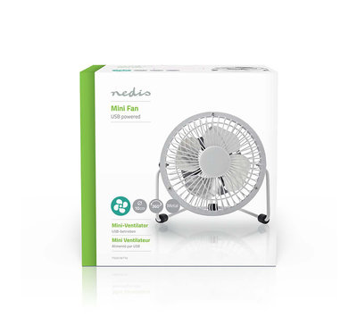 Nedis USB ventilator FNDK1WT10 wit