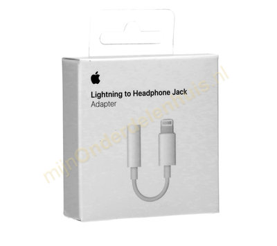 Apple Lightning adapter naar aux MMX62ZM/A