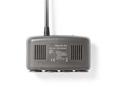 Nedis 4-voudige autoplug splitter 12V + USB DCPA003