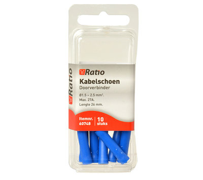 Kabelschoen stootverbinder 1.5-2.5mm² 60748