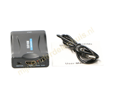 Scart naar HDMI converter / adapter