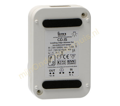 TCI standaard vloerdimmer 60-450W CD.IS