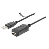 Nedis USB-A naar USB-A verlengkabel 10m CCGL60EXTBK100