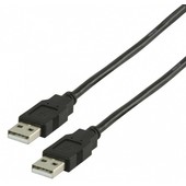 Nedis USB-A naar USB-A kabel 2m CCGL60000BK20