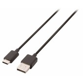 Nedis USB-A naar USB-C kabel 1m (USB 2.0) CCGB60600BK10