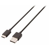 Nedis USB-A naar USB-C kabel 1m (USB 2.0) CCGB60600BK10