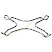 Universeel Universele treef voor gaskookplaat 257mm chrome