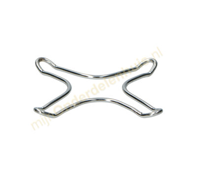 Universele treef voor gaskookplaat 130mm chrome