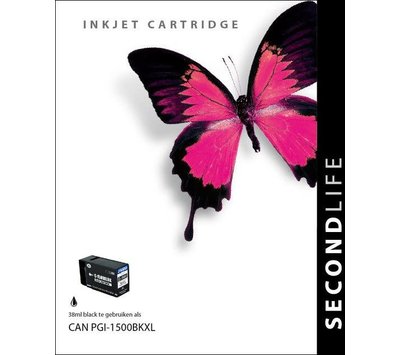 SecondLife inktcartridge voor Canon 1500 XL zwart