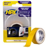 HPX HPX reflectie tape geel 19mm x 1.5 meter