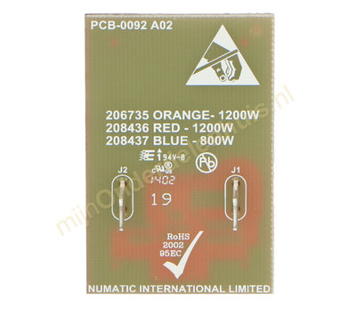 Numatic print van stofzuiger 208436